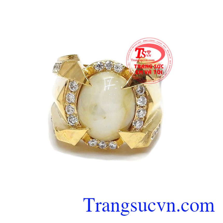 Nhẫn nam saphia thiên nhiên, nhẫn nam vàng tây, nhẫn nam đẹp Nhẫn nam saphia thiên nhiên, nhẫn nam vàng tây, nhẫn nam đẹp
