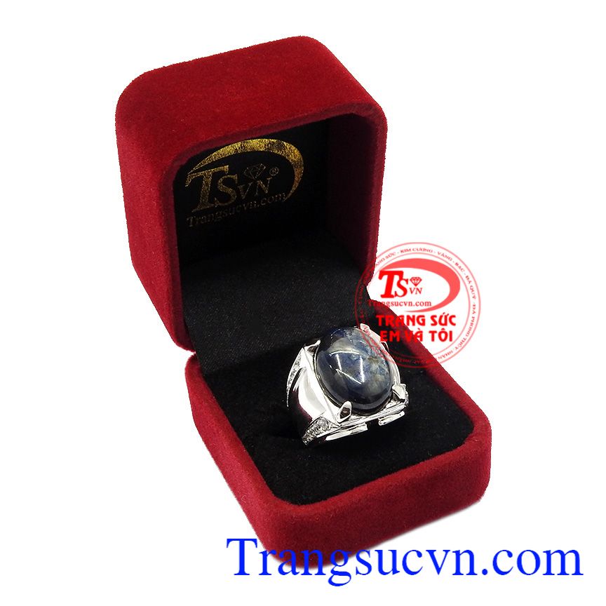 Nhẫn nam Sapphire công danh,Nhẫn nam đẹp,Trang sức nam Nhẫn nam Sapphire công danh,Nhẫn nam đẹp,Trang sức nam
