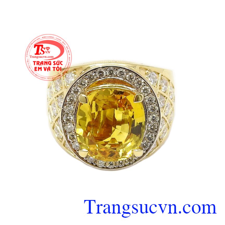 Nhẫn nam Sapphire vàng công danh,Nhẫn nam đẹp,Trang sức nam Nhẫn nam Sapphire vàng công danh,Nhẫn nam đẹp,Trang sức nam