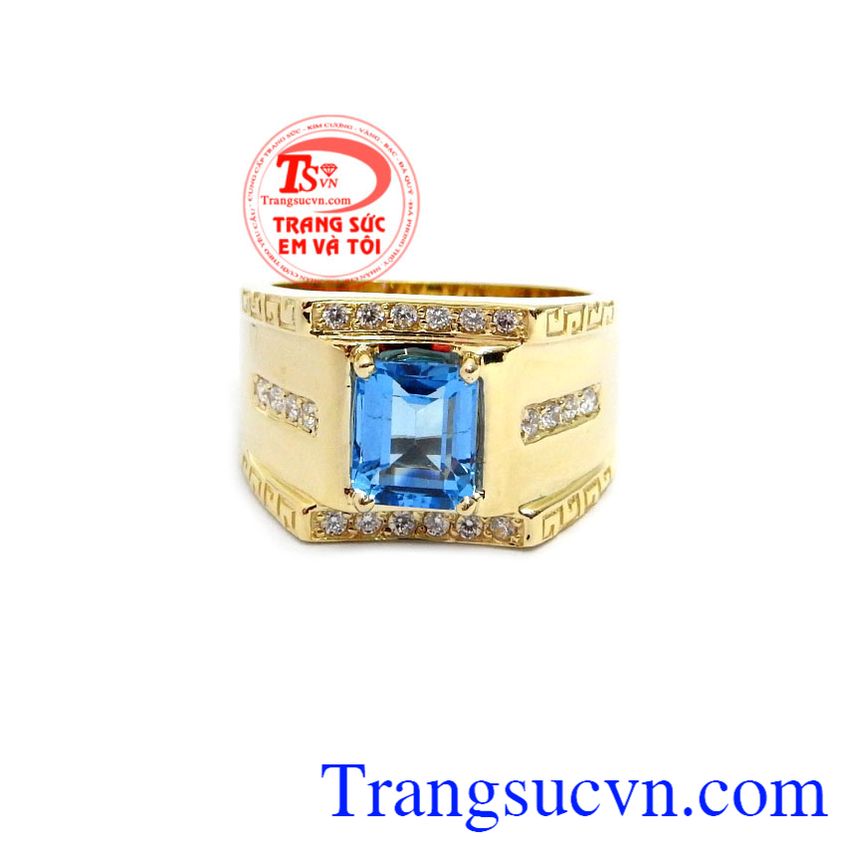 Nhẫn nam Topaz Thời Trang, nhẫn nam sang trọng, nhẫn nam đẹp Nhẫn nam Topaz Thời Trang, nhẫn nam sang trọng, nhẫn nam đẹp
