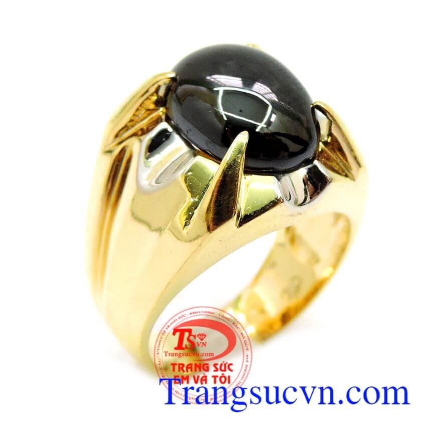 Nhẫn nam vàng đá đen bóng,Nhẫn nam vàng,Nhẫn nam đẹp Nhẫn nam vàng đá đen bóng,Nhẫn nam vàng,Nhẫn nam đẹp