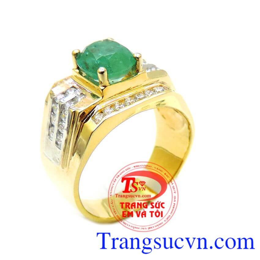 Nhẫn nam Vàng ngọc lục bảo,Nhẫn nam vàng,Nhẫn nam đẹp Nhẫn nam Vàng ngọc lục bảo,Nhẫn nam vàng,Nhẫn nam đẹp