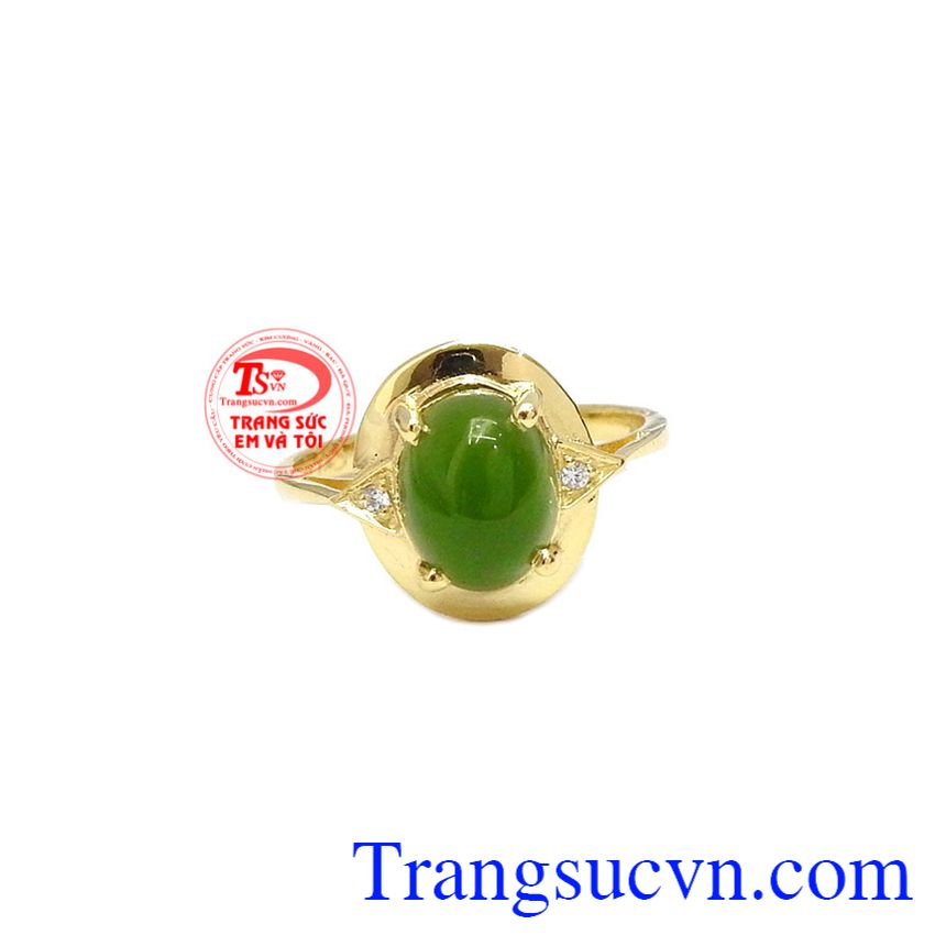 Nhẫn nepherite nữ hoàng,Nhẫn nữ đá quý,Trang sức nữ