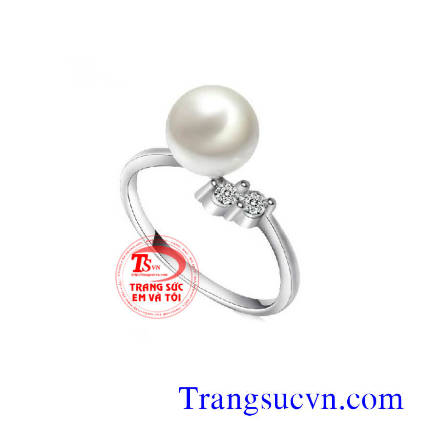 Nhẫn ngọc trai mảnh,Nhẫn nữ đá quý,Trang sức nữ Nhẫn ngọc trai mảnh,Nhẫn nữ đá quý,Trang sức nữ