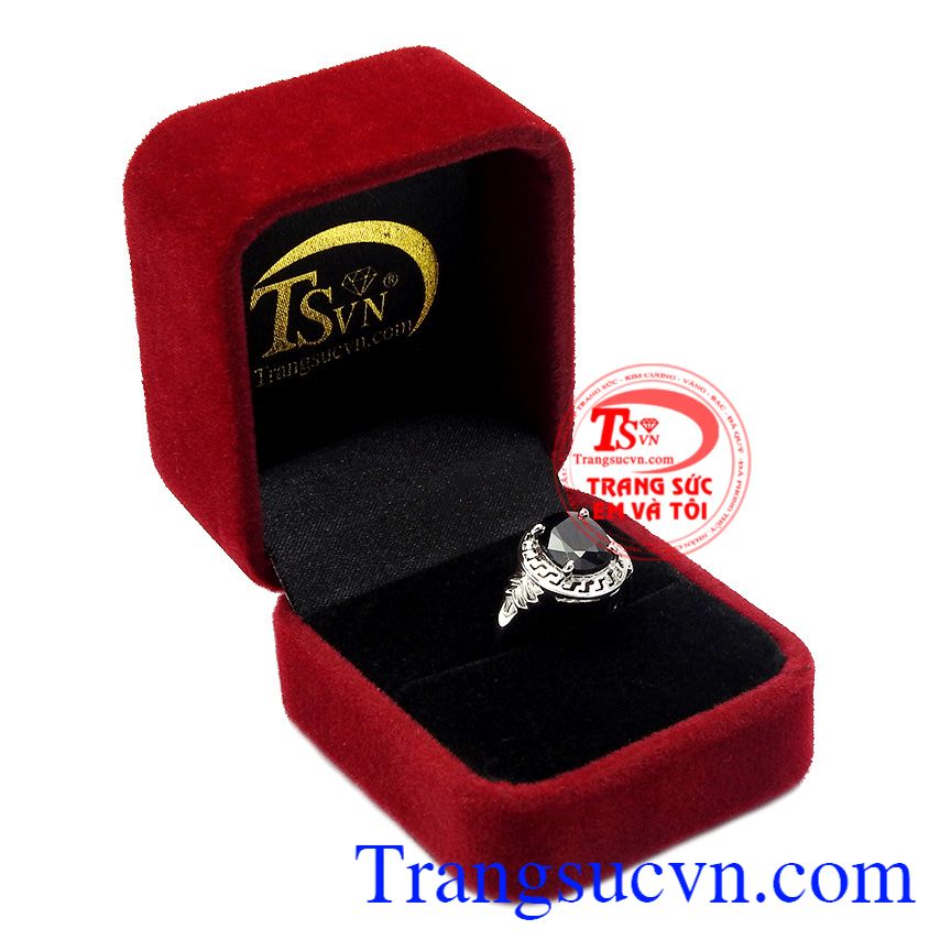 Nhẫn nữ bạc Sapphire cá tính,Trang sức bạc,Nhẫn nữ bạc Nhẫn nữ bạc Sapphire cá tính,Trang sức bạc,Nhẫn nữ bạc