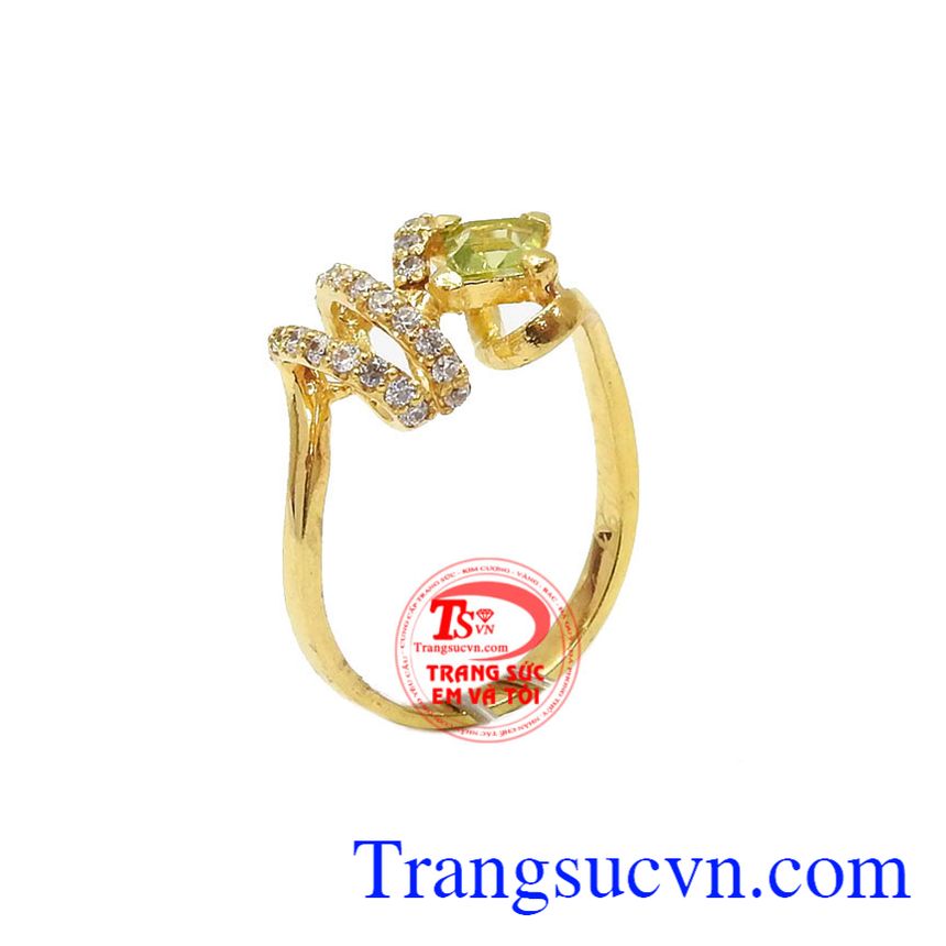 Nhẫn nữ đá peridot đẹp,Nhẫn nữ đá quý,Trang sức nữ Nhẫn nữ đá peridot đẹp,Nhẫn nữ đá quý,Trang sức nữ