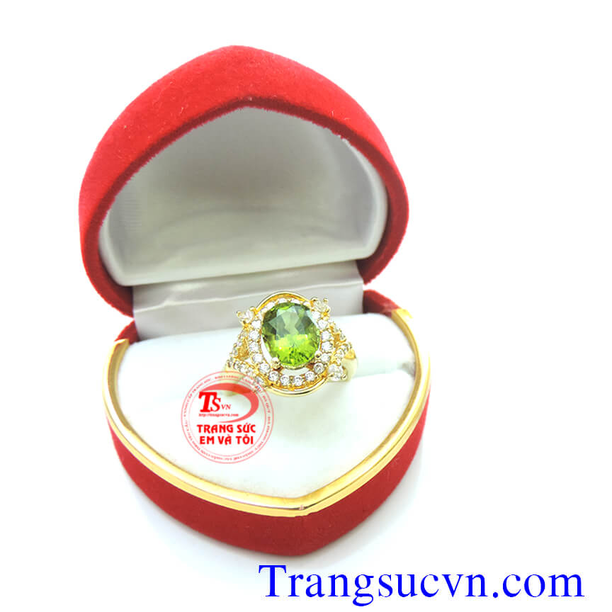 Nhẫn nữ đá peridot đẹp,Nhẫn nữ đá quý,Trang sức vàng Nhẫn nữ đá peridot đẹp,Nhẫn nữ đá quý,Trang sức vàng