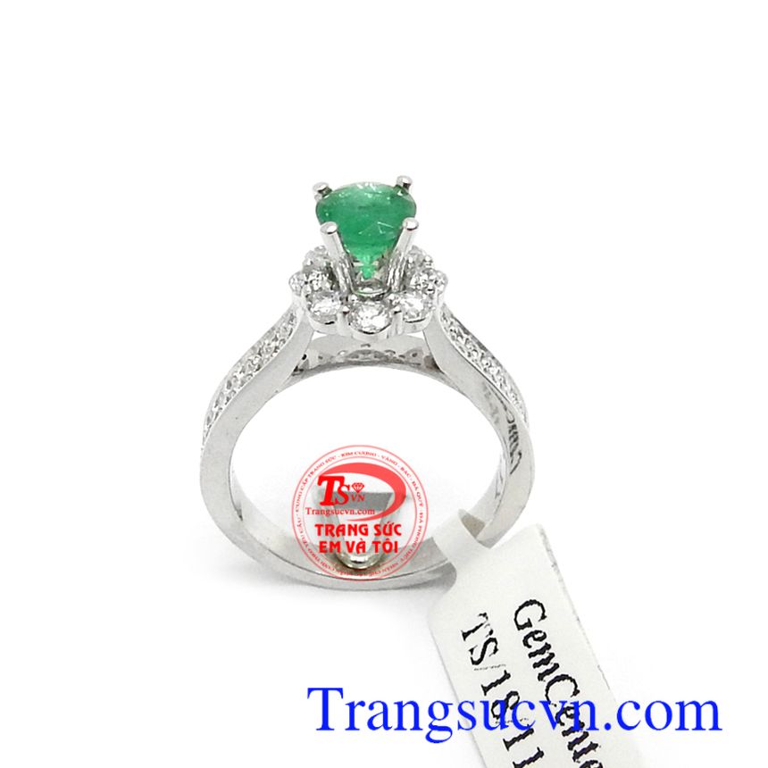 Nhẫn nữ Emerald 14k phát tài,Nhẫn nữ đá quý,Trang sức nữ Nhẫn nữ Emerald 14k phát tài,Nhẫn nữ đá quý,Trang sức nữ