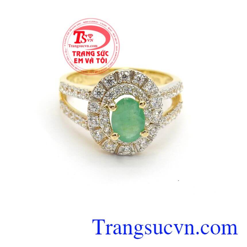 Nhân nữ emerald thiên nhiên,Nhẫn nữ đá quý,Trang sức nữ Nhân nữ emerald thiên nhiên,Nhẫn nữ đá quý,Trang sức nữ