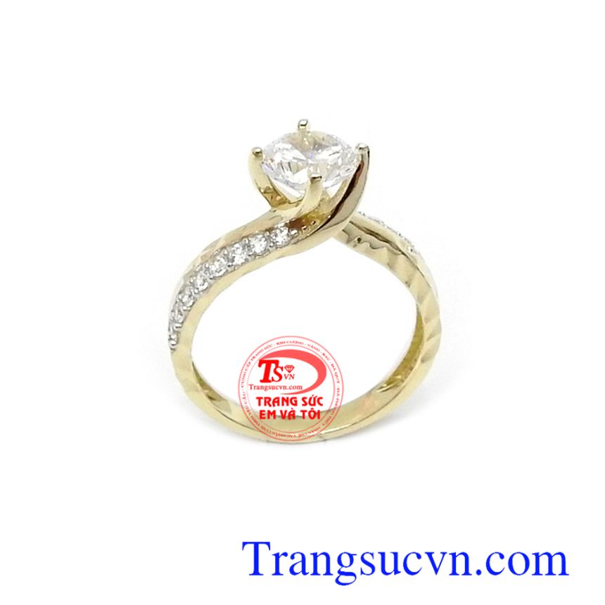 Nhẫn nữ Hàn Quốc 10k tinh tế,Nhẫn nữ vàng tây,Trang sức nữ Nhẫn nữ Hàn Quốc 10k tinh tế,Nhẫn nữ vàng tây,Trang sức nữ