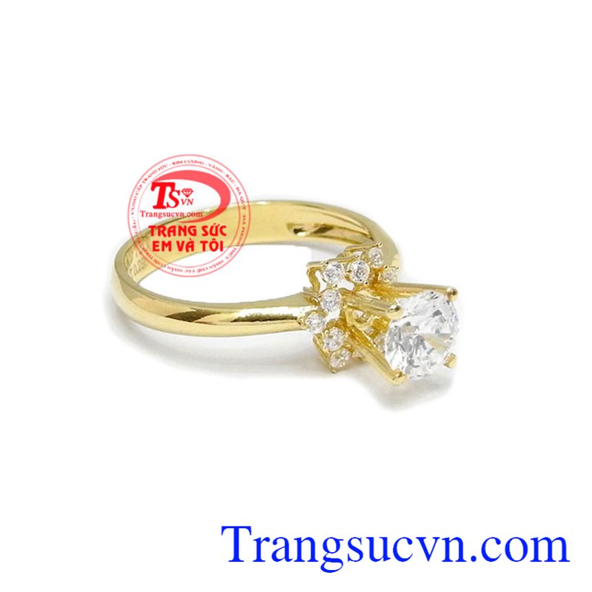 Nhẫn nữ hạnh phúc 18k,Nhẫn nữ vàng tây,TRang sức nữ Nhẫn nữ hạnh phúc 18k,Nhẫn nữ vàng tây,TRang sức nữ