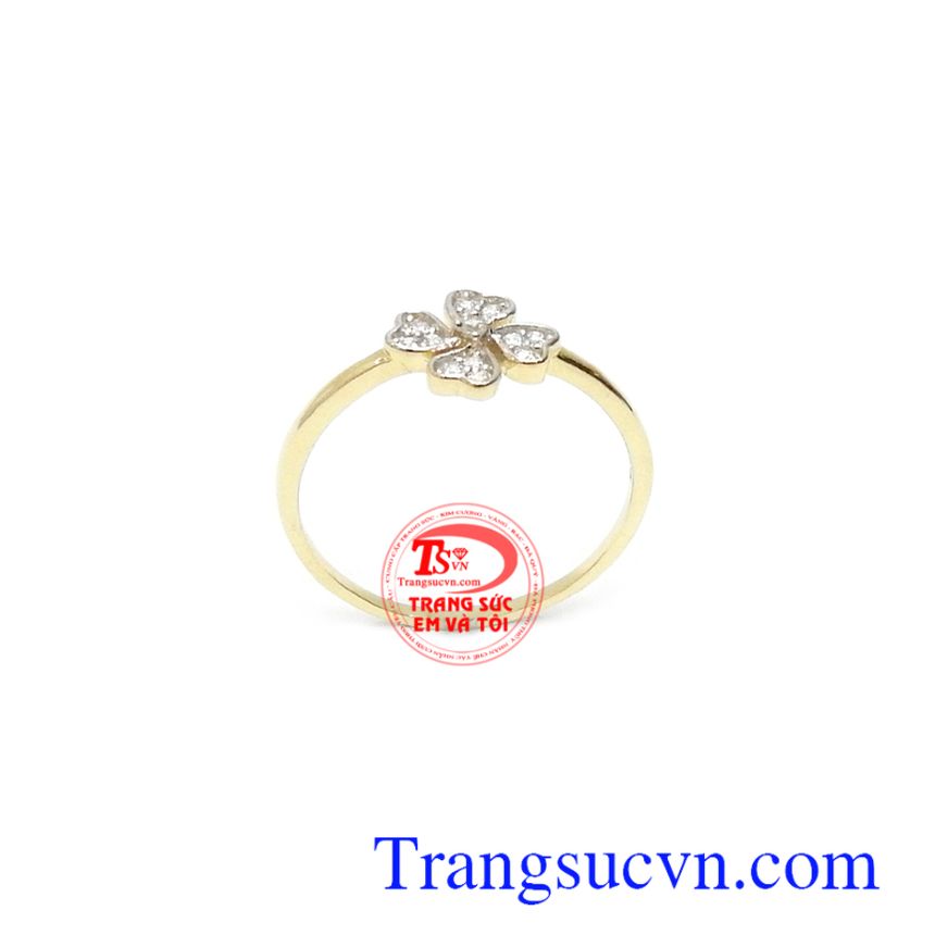 Nhẫn nữ Korea 10k may mắn,Nhẫn nữ đá quý,TRang sức nữ Nhẫn nữ Korea 10k may mắn,Nhẫn nữ đá quý,TRang sức nữ