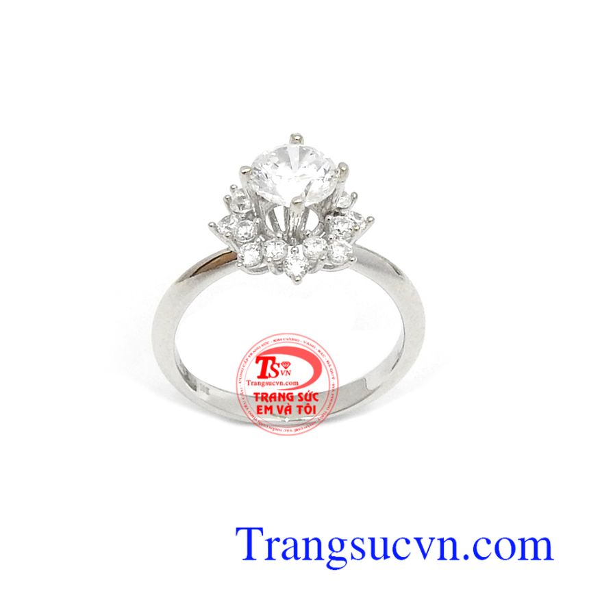 Nhẫn nữ Korea 10k tinh tế,Nhẫn nữ đá quý,Trang sức nữ