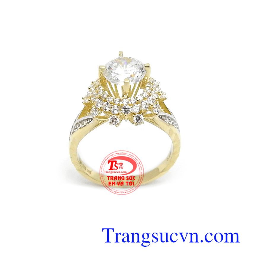 Nhẫn nữ Korea đính đá độc đáo,Nhẫn nữ đá quý,Trang sức nữ