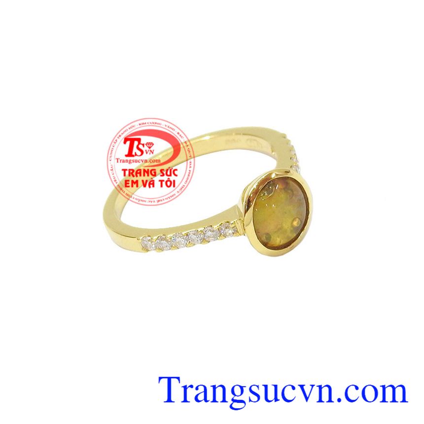 Nhẫn nữ Opal đẹp, nhẫn nữ vàng tây, nhẫn nữ đá quý Nhẫn nữ Opal đẹp, nhẫn nữ vàng tây, nhẫn nữ đá quý