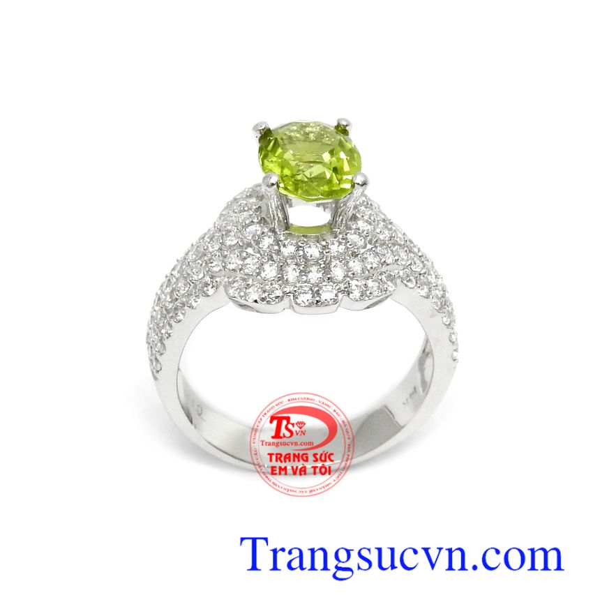 Nhẫn nữ Peridot 14k tài lộc,Nhẫn nữ đá quý,Trang sức nữ Nhẫn nữ Peridot 14k tài lộc,Nhẫn nữ đá quý,Trang sức nữ