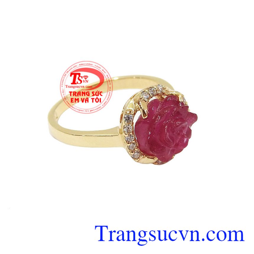 Nhẫn nữ Ruby Hoa Hồng, nhẫn nữ vàng tây, nhẫn nữ ruby Nhẫn nữ Ruby Hoa Hồng, nhẫn nữ vàng tây, nhẫn nữ ruby
