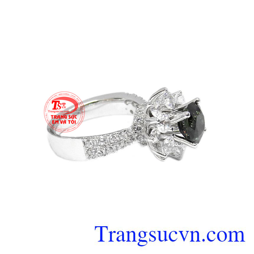 Nhẫn nữ Saphir quyến rũ,Nhẫn nữ đá quý,Trang sức nữ
