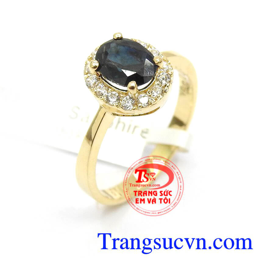 Nhẫn nữ Sapphire thiên nhiên thời trang,Nhẫn nữ đá quý,Trang sức nữ Nhẫn nữ Sapphire thiên nhiên thời trang,Nhẫn nữ đá quý,Trang sức nữ