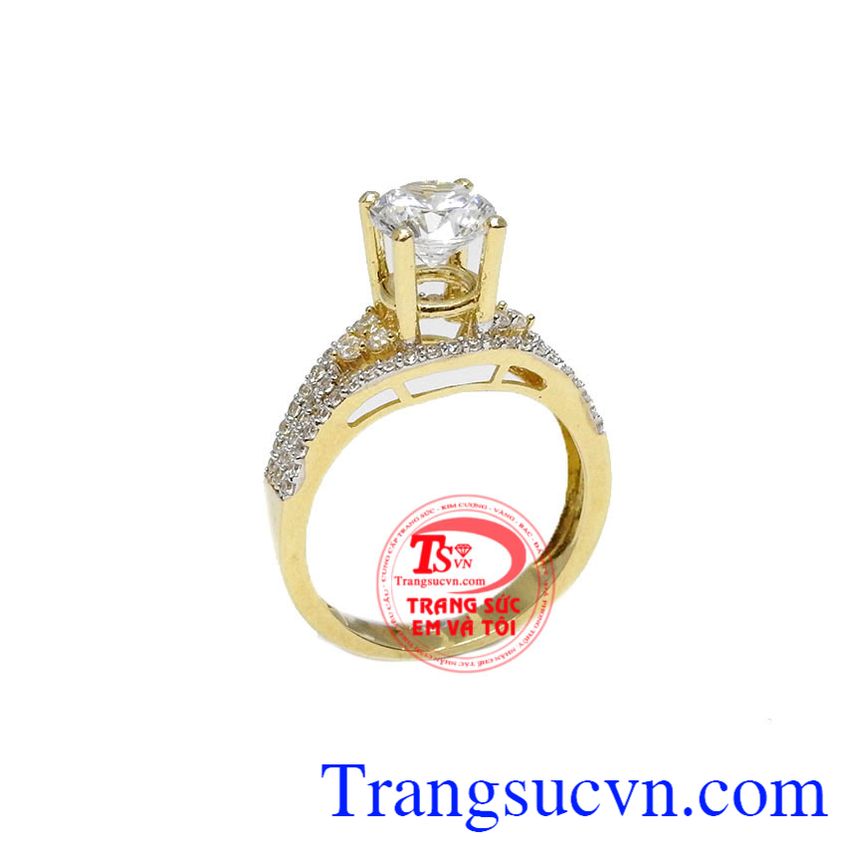 Nhẫn nữ thanh tú 18k,Nhẫn nữ vàng tây,Trang sức nữ Nhẫn nữ thanh tú 18k,Nhẫn nữ vàng tây,Trang sức nữ