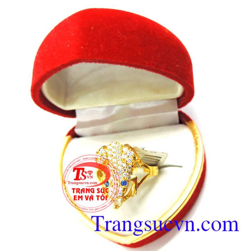 Nhẫn nữ Thiềm thừ vàng,Nhẫn nữ đá quý,Trang sức nữ Nhẫn nữ Thiềm thừ vàng,Nhẫn nữ đá quý,Trang sức nữ