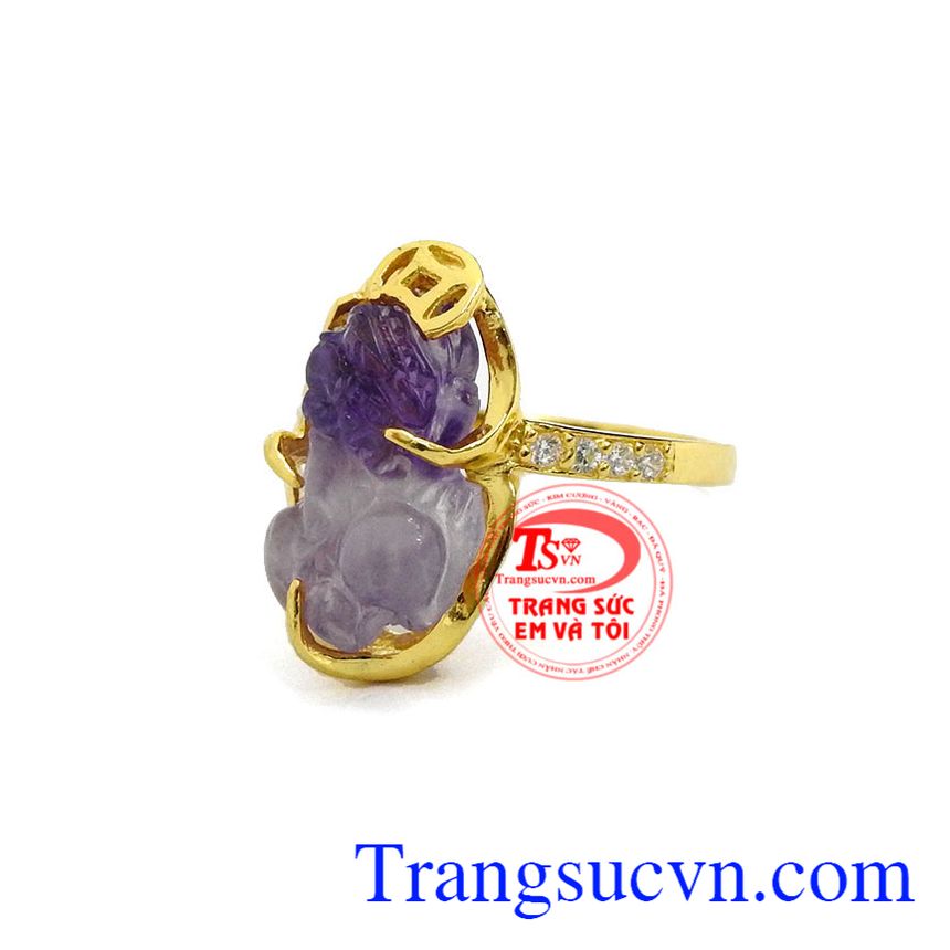 Nhẫn nữ tỳ hưu chi&ecirc;u lộc, nhẫn nữ tỳ hưu, nhẫn nữ đẹp