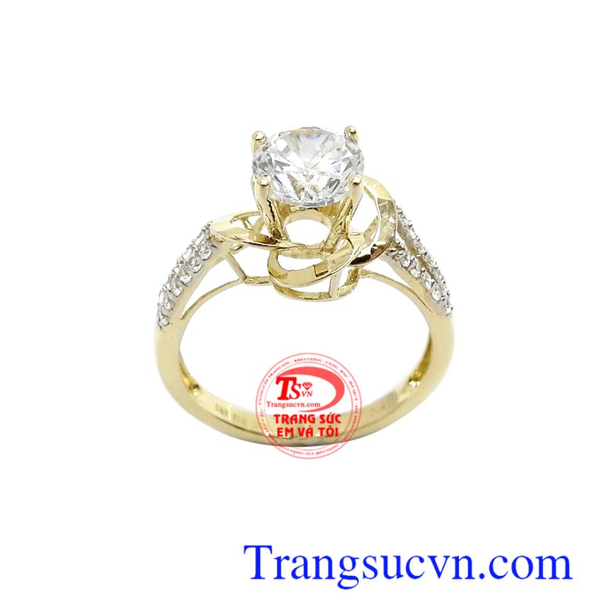 Nhẫn nữ vàng 10k dịu dàng,Nhẫn nữ vàng tây,Trang sức nữ Nhẫn nữ vàng 10k dịu dàng,Nhẫn nữ vàng tây,Trang sức nữ