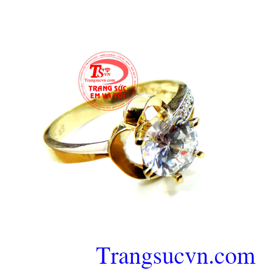 Nhẫn nữ vàng trái tim kim,Trang sức nữ,Nhẫn nữ đá quý Nhẫn nữ vàng trái tim kim,Trang sức nữ,Nhẫn nữ đá quý