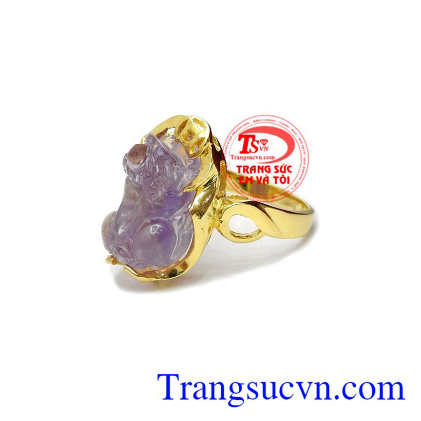 Nhẫn nữ v&agrave;ng tỳ hưu như &yacute;, nhẫn nữ tỳ hưu, nhẫn nữ đẹp