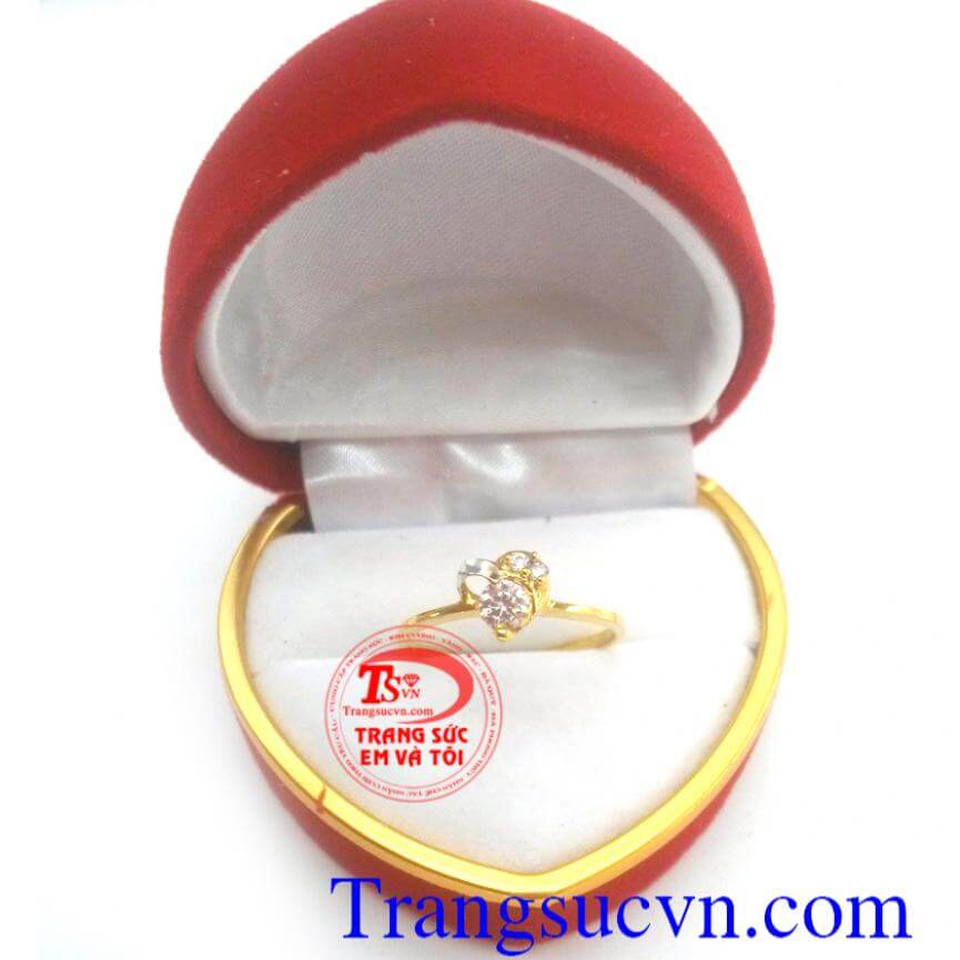 Nhẫn trái tim thuần khiết,Nhẫn nữ đá quý,Trang sức nữ Nhẫn trái tim thuần khiết,Nhẫn nữ đá quý,Trang sức nữ