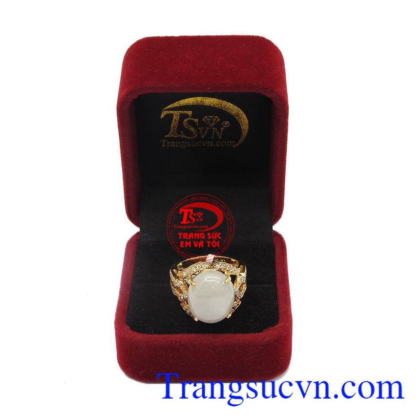 Nhẫn vàng nữ đá quý sapphire trắng,Nhẫn nữ đá quý,Trang sức nữ Nhẫn vàng nữ đá quý sapphire trắng,Nhẫn nữ đá quý,Trang sức nữ