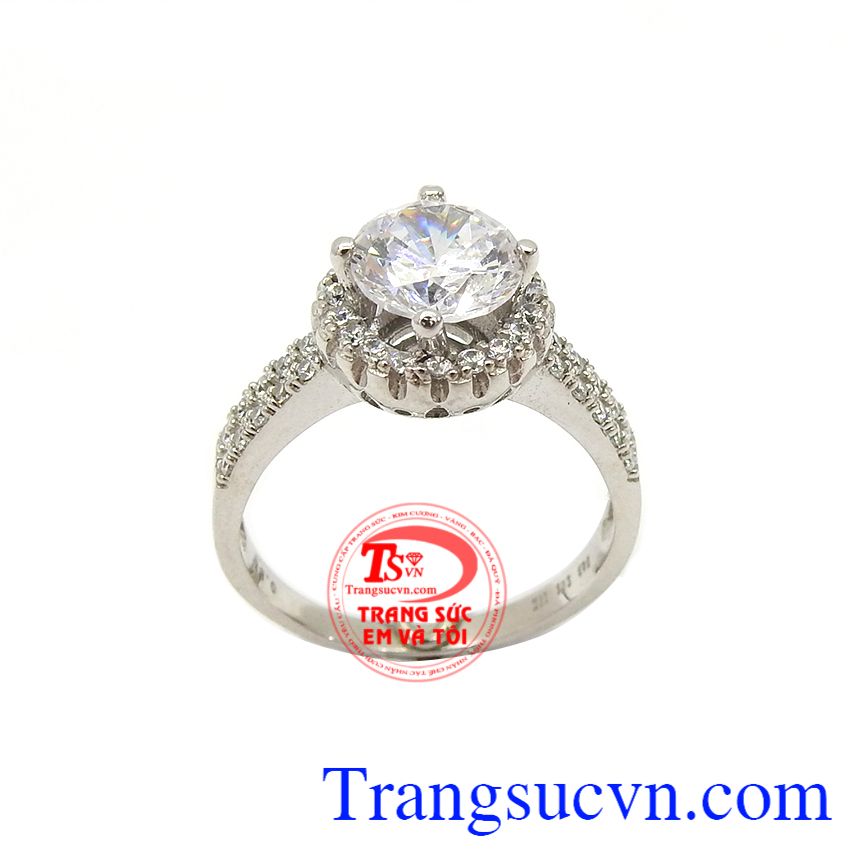 Nhẫn vàng trắng đẳng cấp,Nhẫn nữ đá quý,TRang sức nữ Nhẫn vàng trắng đẳng cấp,Nhẫn nữ đá quý,TRang sức nữ