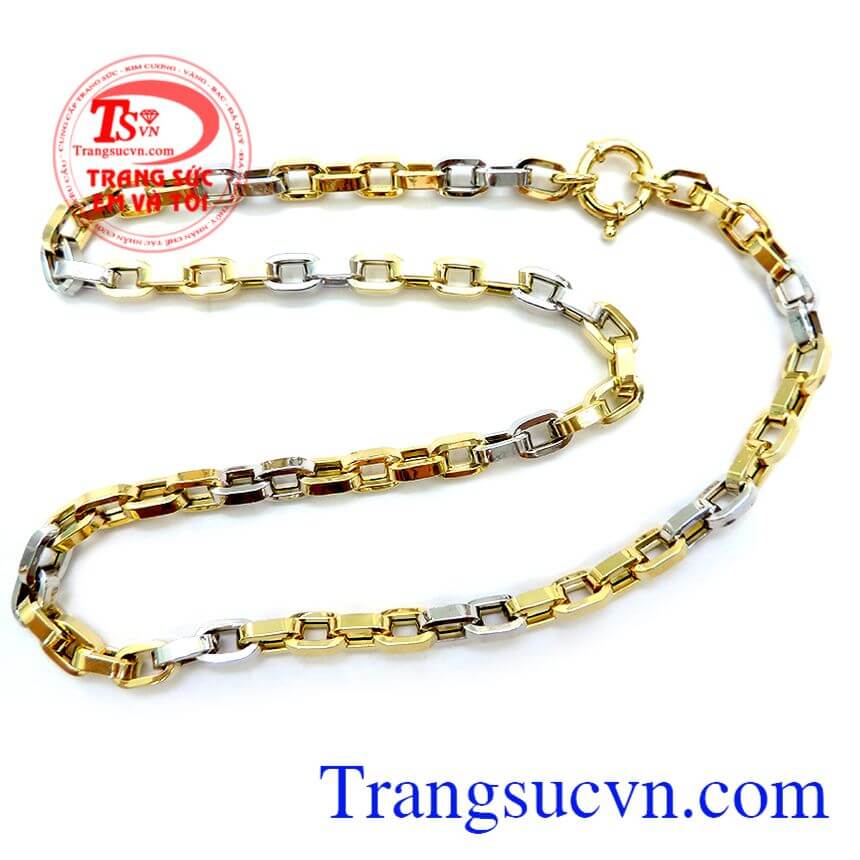 Vòng Cổ Nam Italy Kiểu Dáng Sang Trọng,Dây chuyền nam,Dây chuyền vàng