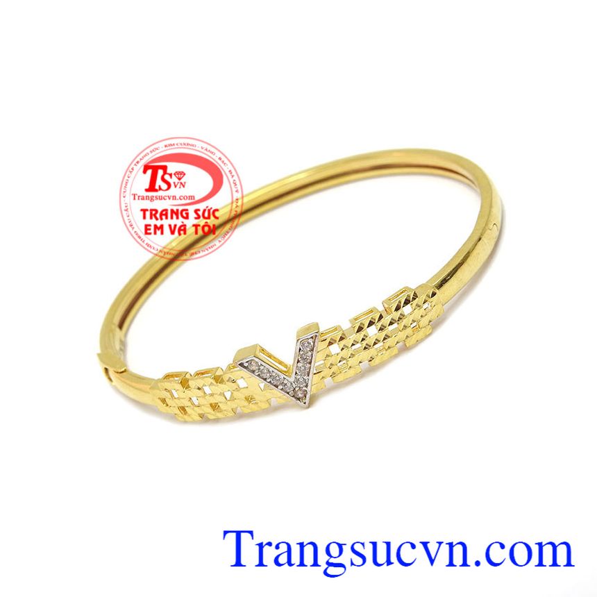 V&ograve;ng tay nữ v&agrave;ng t&acirc;y, V&ograve;ng tay chữ V v&agrave;ng 10k, v&ograve;ng tay nữ qu&yacute; ph&aacute;i