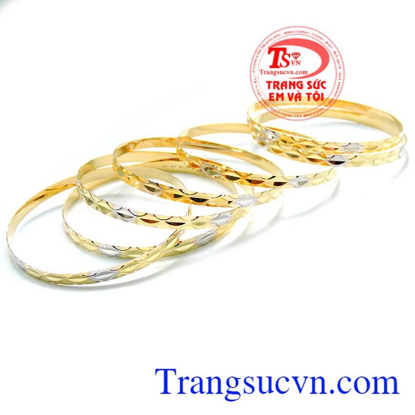 Bộ vòng vàng tuần sáng, vòng tay vàng tây Bộ vòng vàng tuần sáng, vòng tay vàng tây