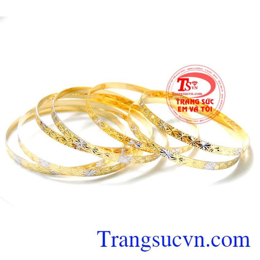 Bộ vòng vàng tuần sao kim, vòng tay vàng tây Bộ vòng vàng tuần sao kim, vòng tay vàng tây