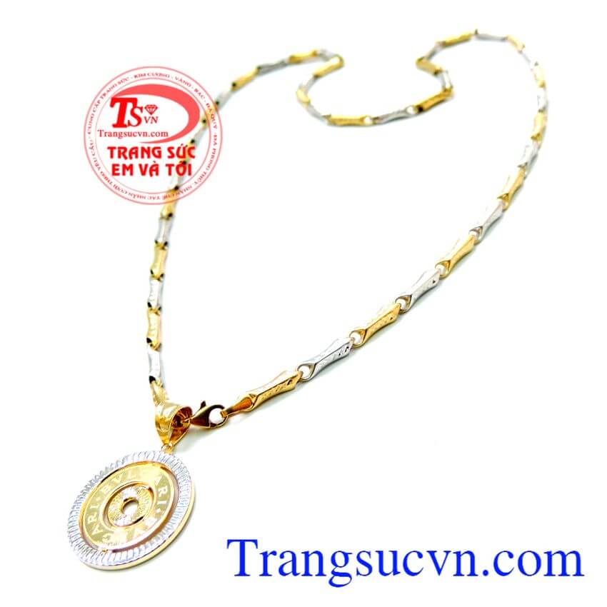 Có mặt dây chuyền bộ 18k, bộ trang sức vàng nam Có mặt dây chuyền bộ 18k, bộ trang sức vàng nam