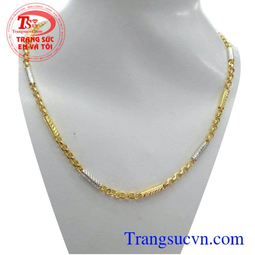 Dây chuyền giá rẻ nam, dây chuyền nam vàng tây
