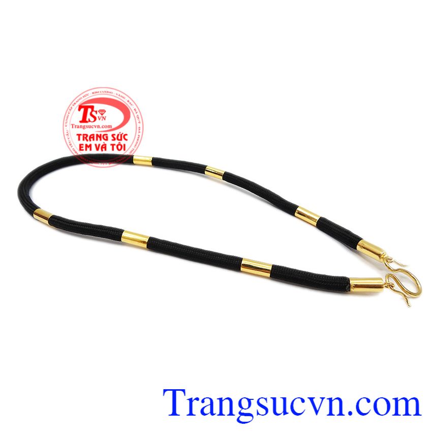 Dây dù bọc vàng 18k đẹp, dây dù bọc vàng