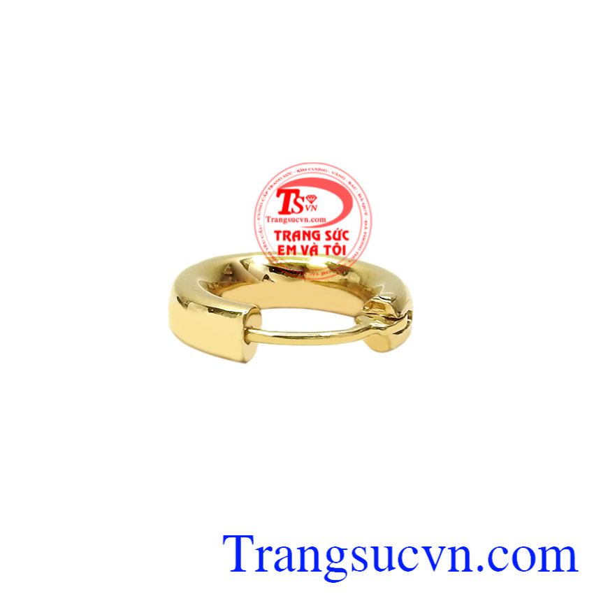 Hoa tai vàng trơn, Hoa tai vàng tây, Hoa tai nữ thời trang Hoa tai vàng trơn, Hoa tai vàng tây, Hoa tai nữ thời trang
