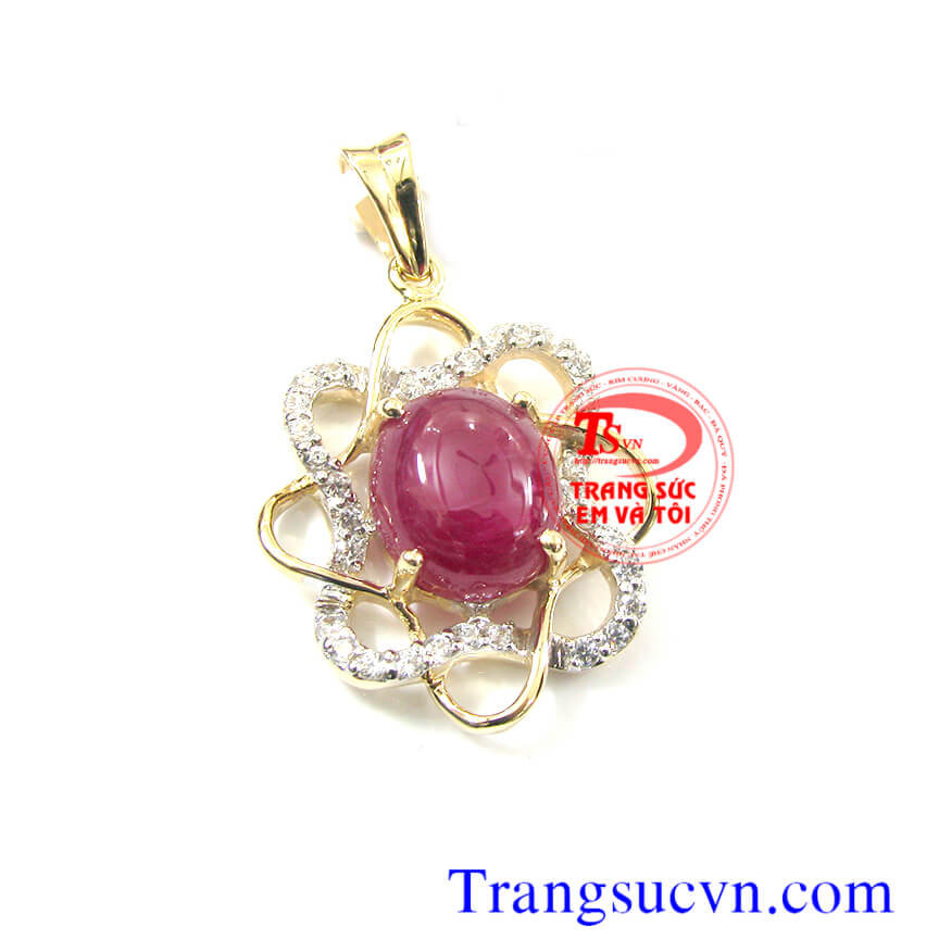 Mặt dây chuyền đá ruby vàng 10k đẹp, mặt dây chuyền ruby Mặt dây chuyền đá ruby vàng 10k đẹp, mặt dây chuyền ruby