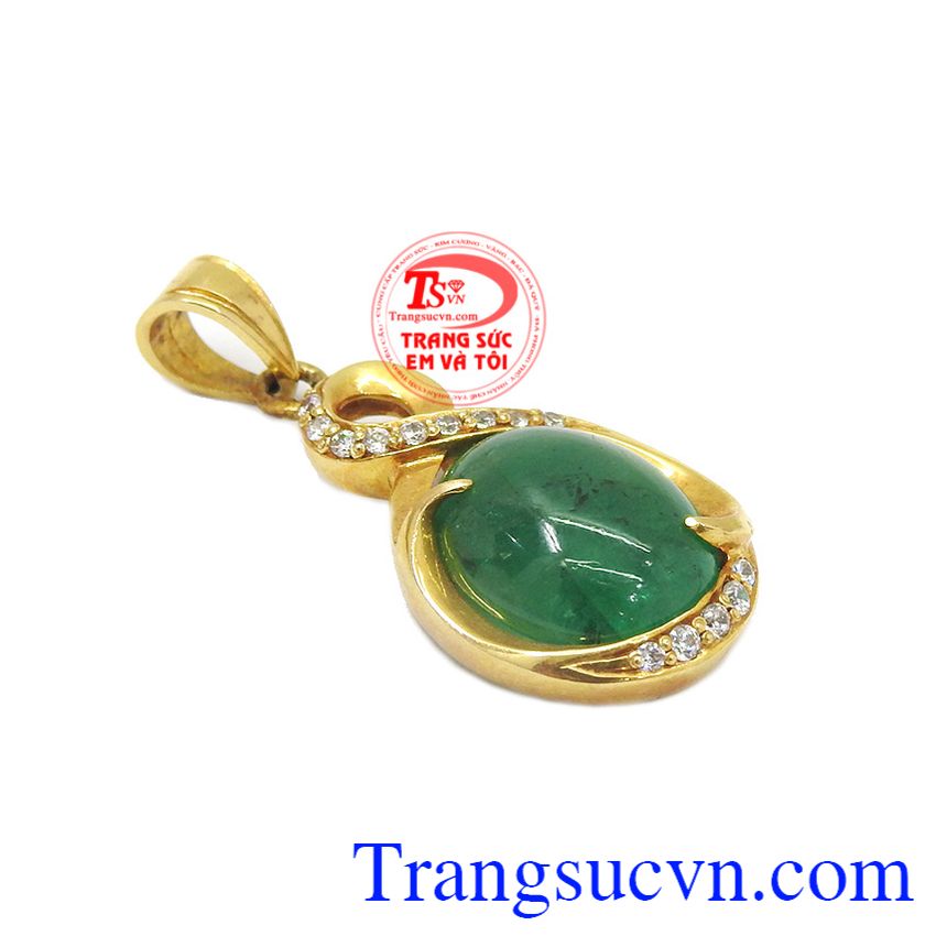 Mặt dây emerald, mặt dây vàng đá quý