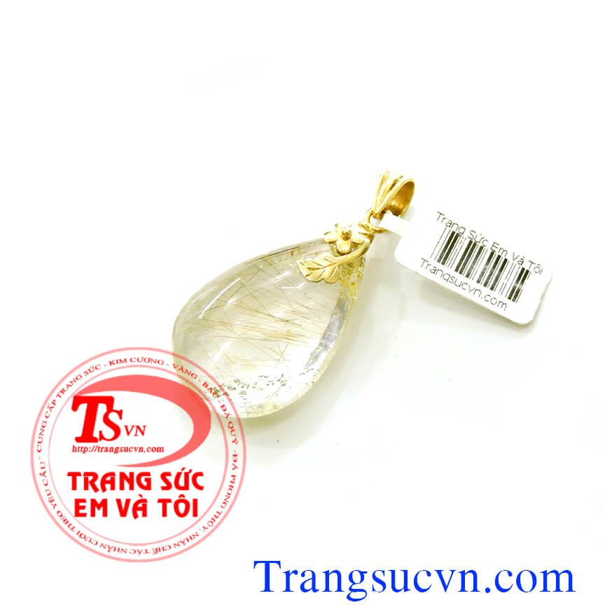 Mặt dây chuyền thạch anh tóc, mặt dây thạch anh Mặt dây chuyền thạch anh tóc, mặt dây thạch anh