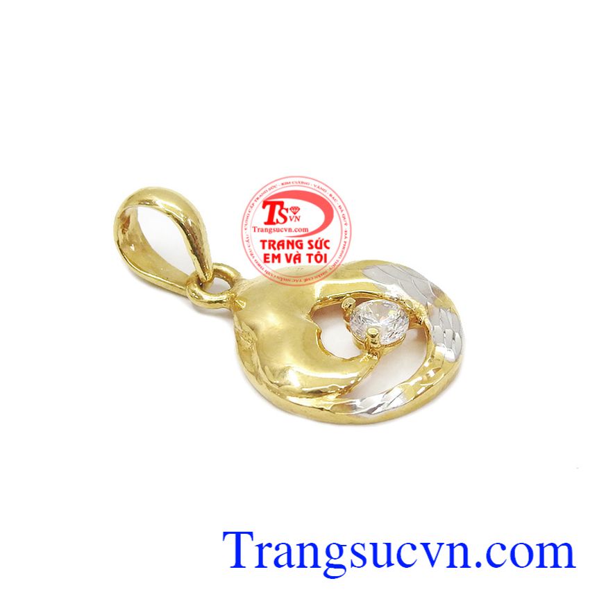 Mặt dây chuyền vàng tin, mặt dây vàng tây