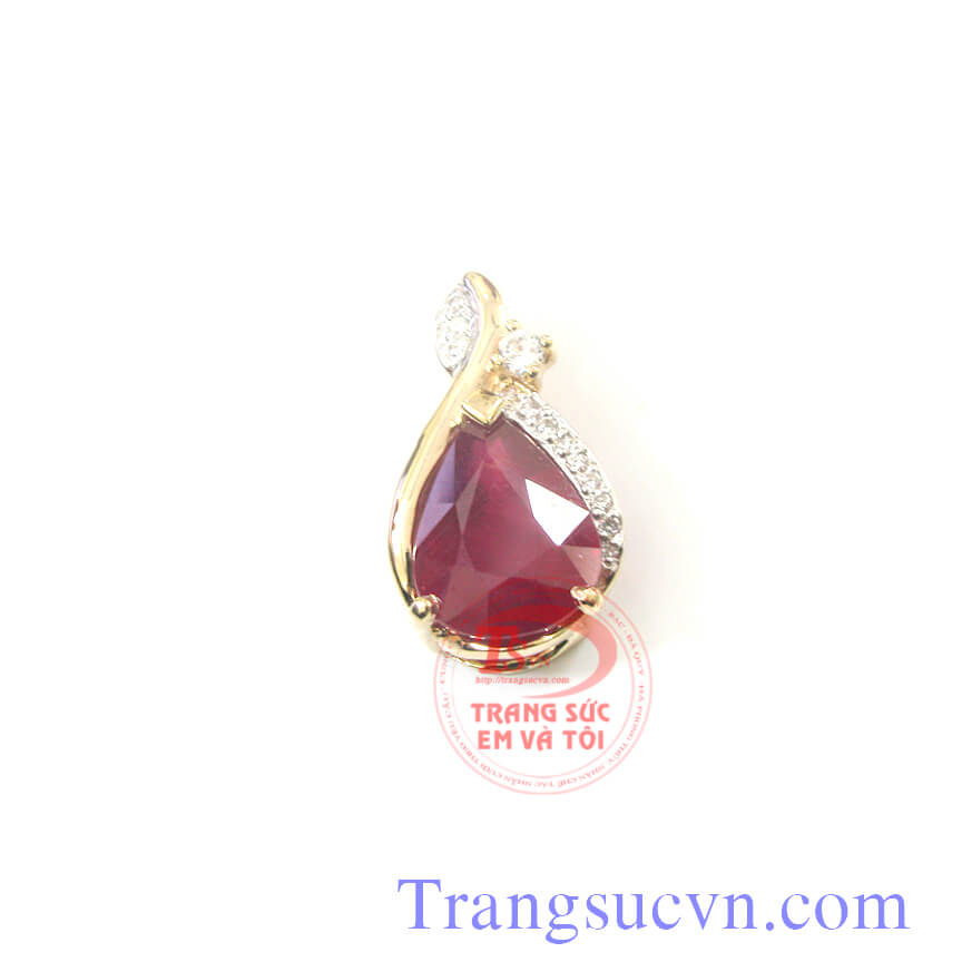 Mặt dây đá quý, mặt dây chuyền ruby Mặt dây đá quý, mặt dây chuyền ruby