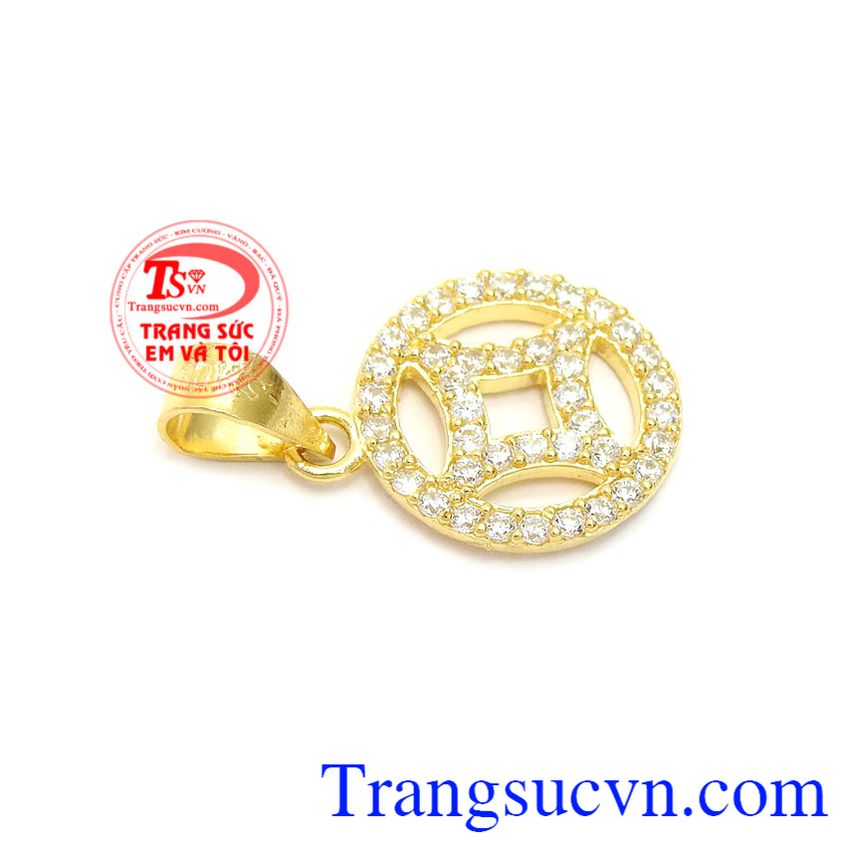 Mặt dây đồng tiền thịnh vượng, mặt dây chuyền vàng