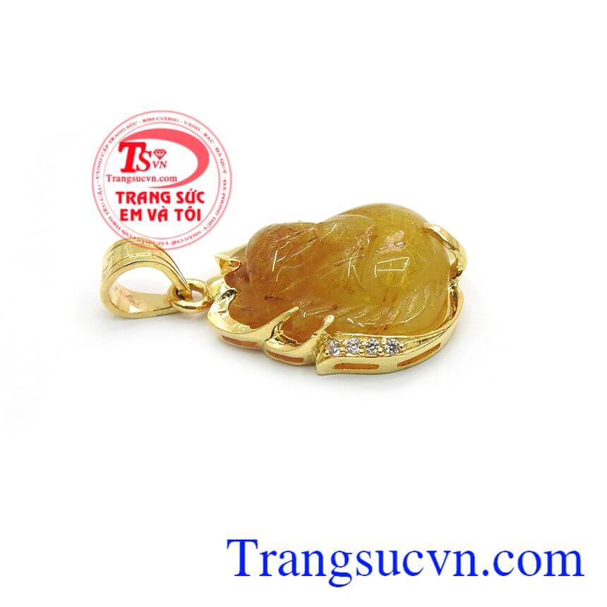 Mặt dây hồ ly khôn khéo, mặt dây thạch anh Mặt dây hồ ly khôn khéo, mặt dây thạch anh