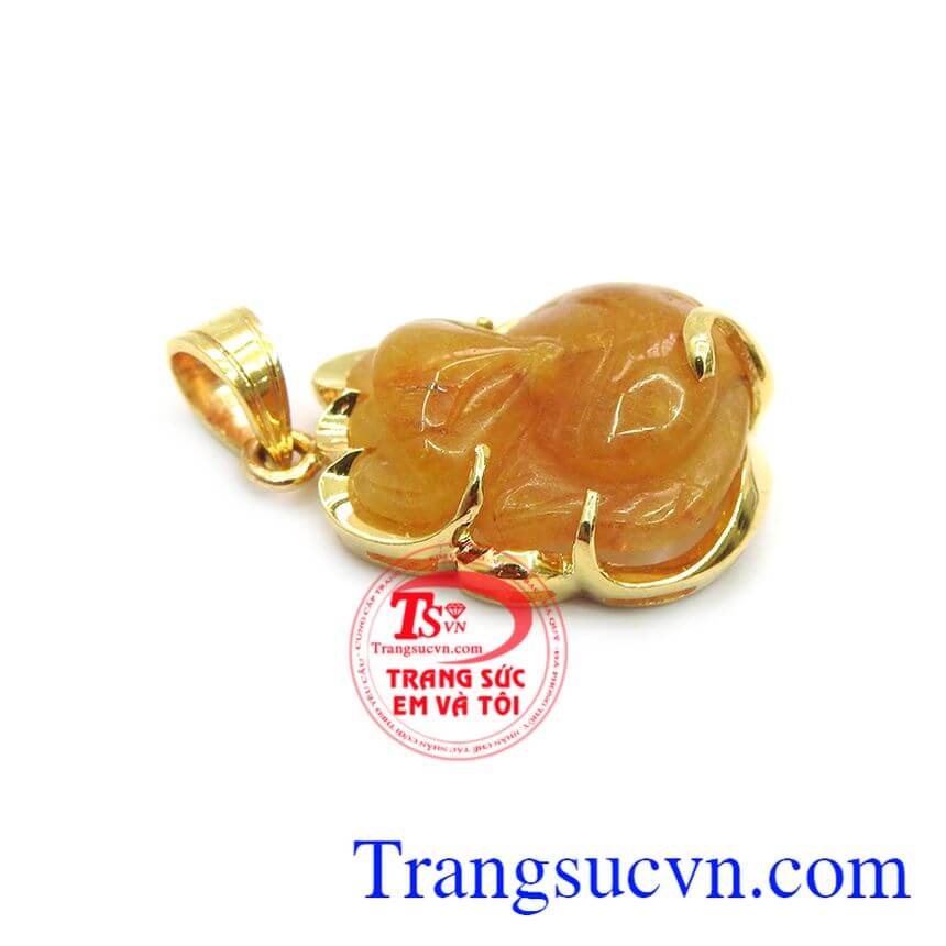 Mặt d&acirc;y hồ ly may mắn, mặt d&acirc;y thạch anh