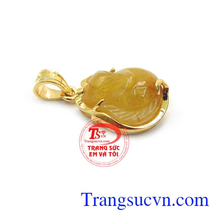 Mặt dây hồ ly quyến rũ, mặt dây thạch anh Mặt dây hồ ly quyến rũ, mặt dây thạch anh