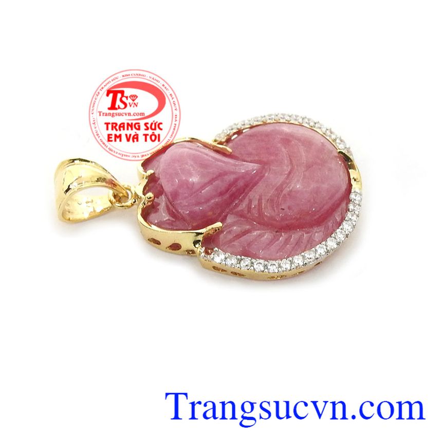 Mặt dây hồ ly ruby, mặt dây chuyền ruby